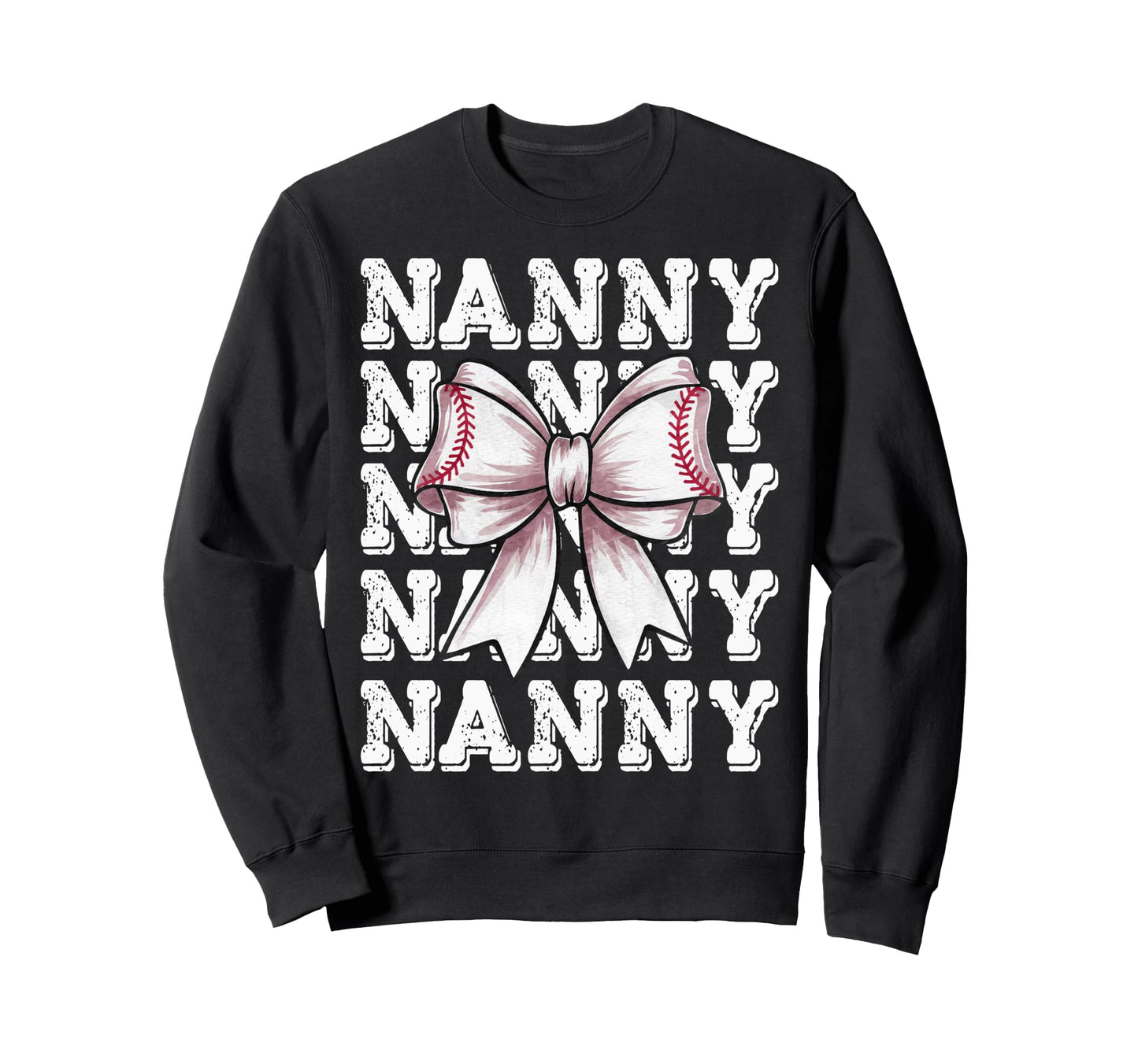 Coquette Baseball Nanny Matching Sweatshirt - Trendy Graphic Men Women - T-Shirt, Sweatshirt, Hoodie