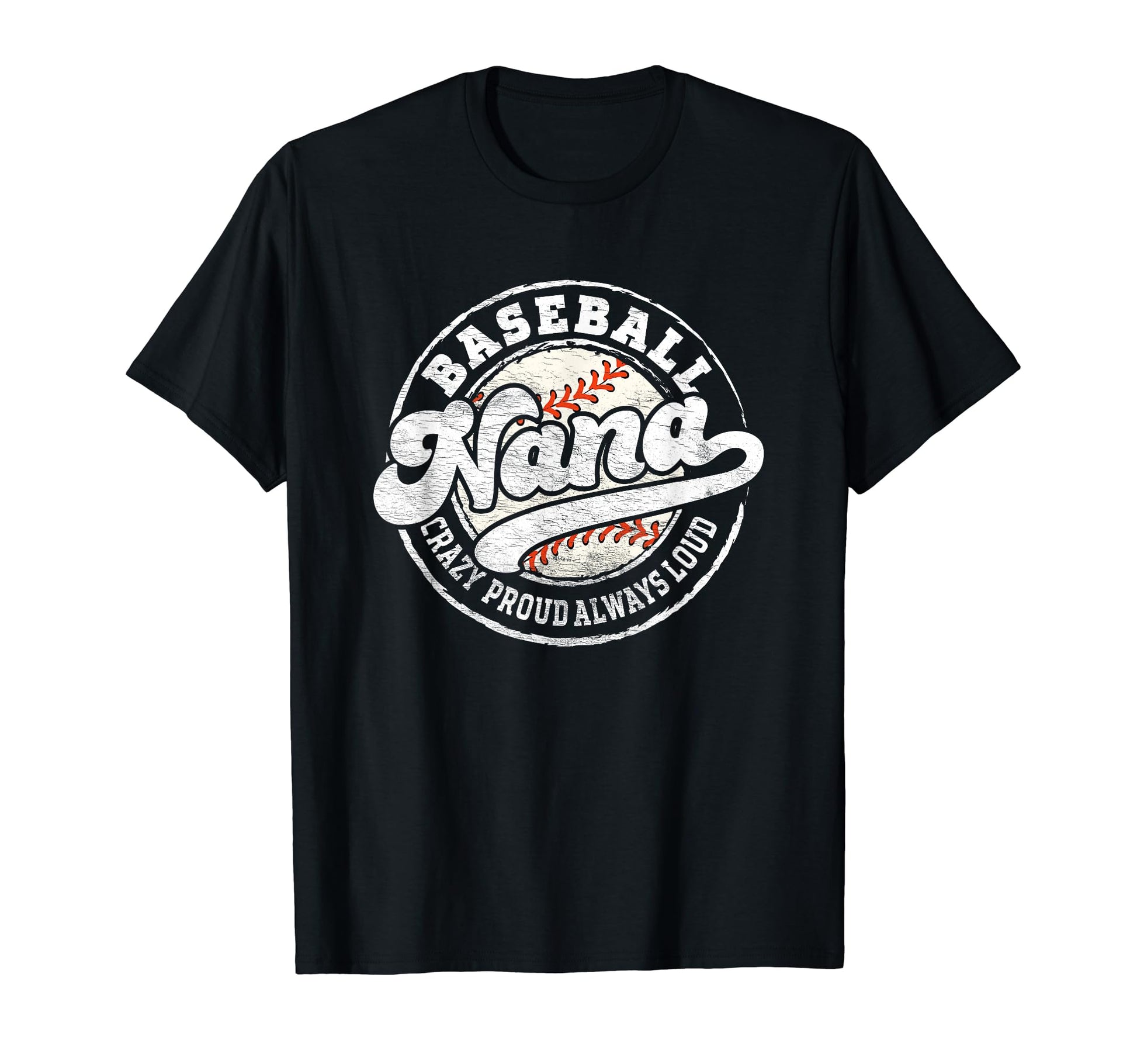 Baseball Nana Matching Family Crazy T-Shirt - Minimalist Print for Adults - T-Shirt, Sweatshirt, Hoodie