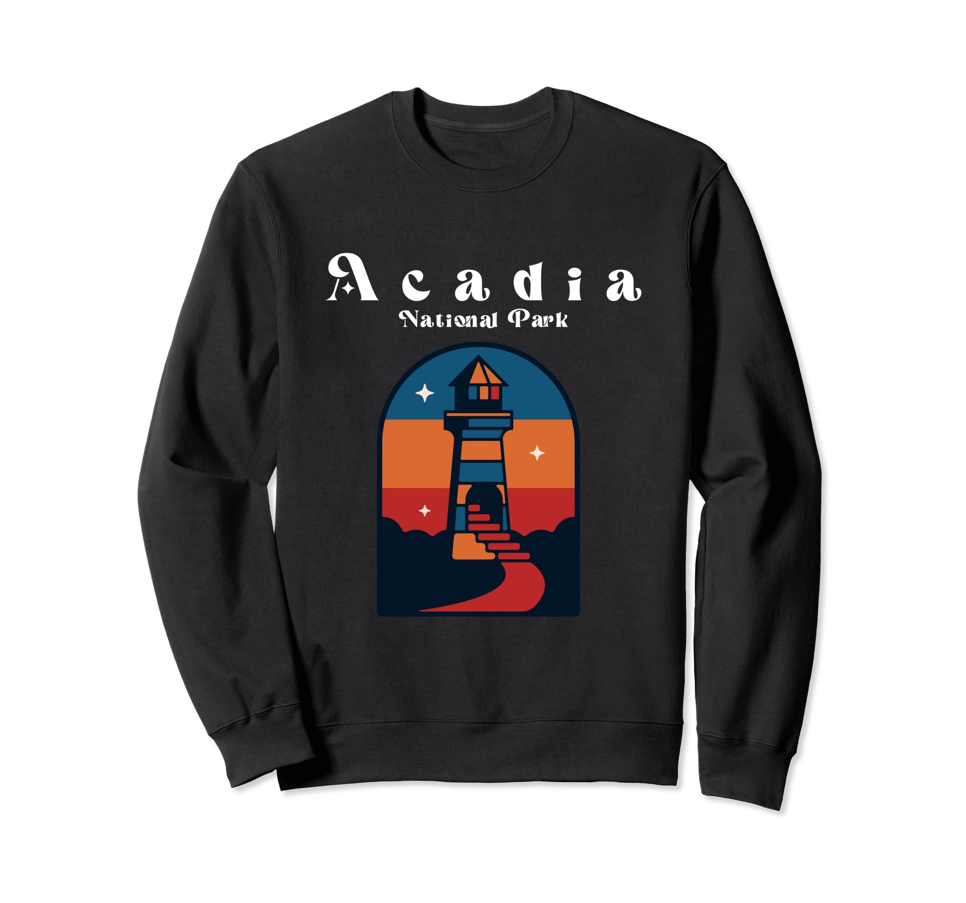 Acadia National Park Bar Harbor Sweatshirt - Custom Art Print Unisex - T-Shirt, Sweatshirt, Hoodie