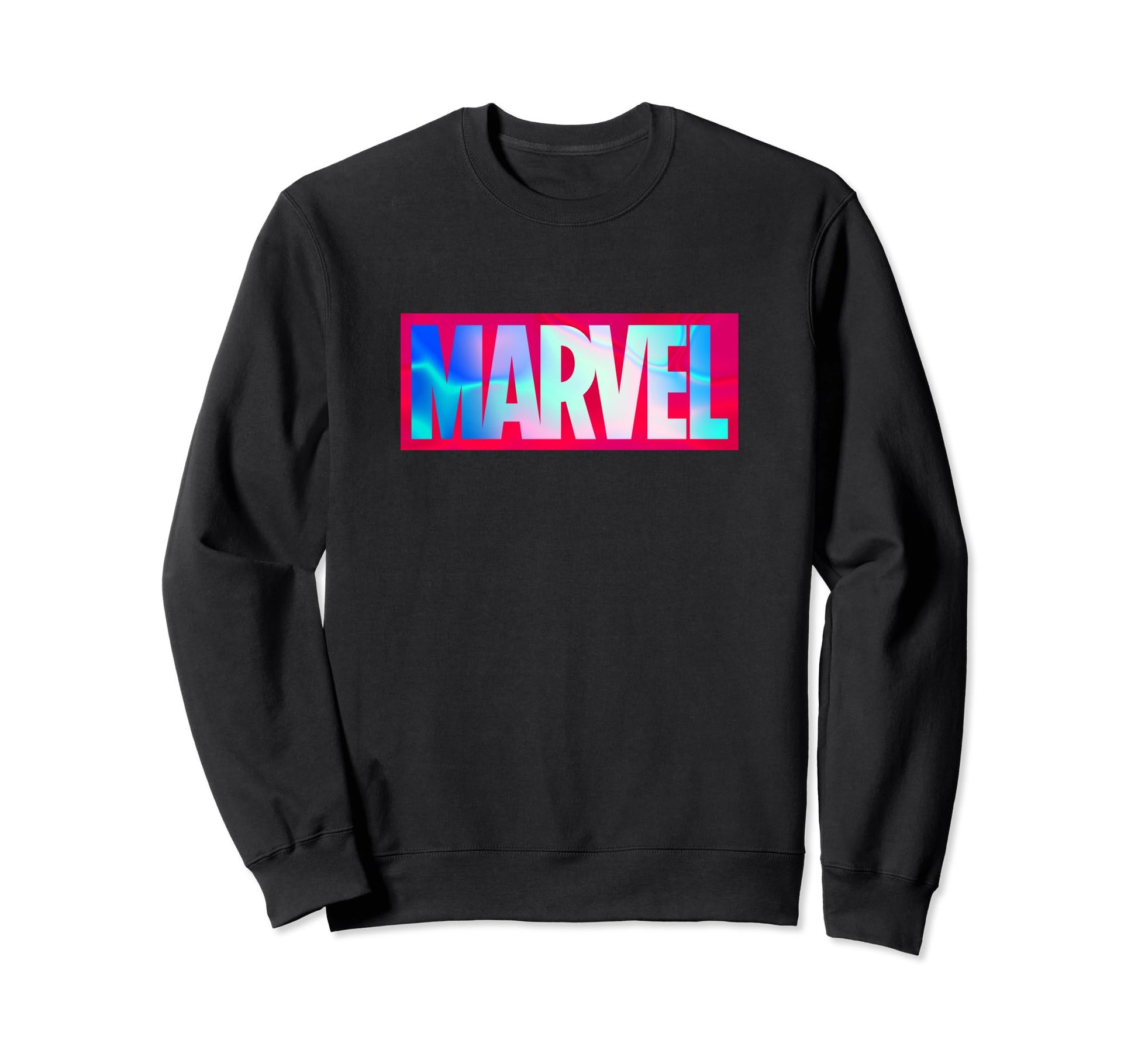 Marvel Comics Rainbow Hologram Swirl Sweatshirt - Graphic Print Men Women - T-Shirt, Sweatshirt, Hoodie
