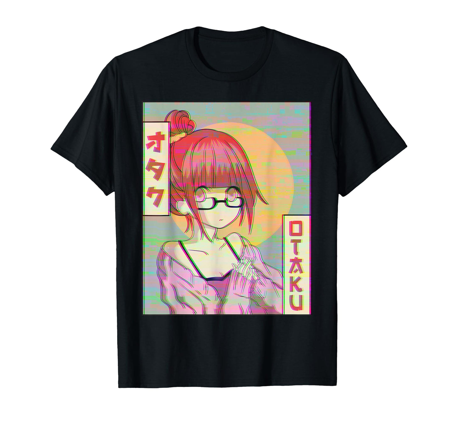Otaku Anime Japanese Vaporwave T-Shirt - Streetwear Style Men Women - T-Shirt, Sweatshirt, Hoodie