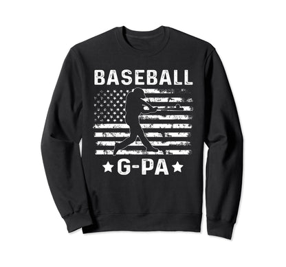 Baseball G Pa Grandpa Usa Flag Sweatshirt - Streetwear Style for Adults - T-Shirt, Sweatshirt, Hoodie