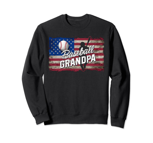 Baseball Grandpa Grandfather Gramps Sweatshirt - Aesthetic Graphic Unisex - T-Shirt, Sweatshirt, Hoodie