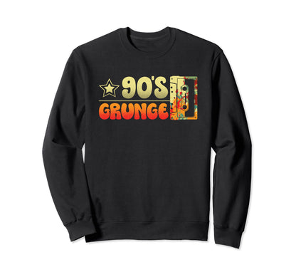 90S Grunge Nineties Decade 1990 90S Sweatshirt - Unique Graphic Men Women - T-Shirt, Sweatshirt, Hoodie