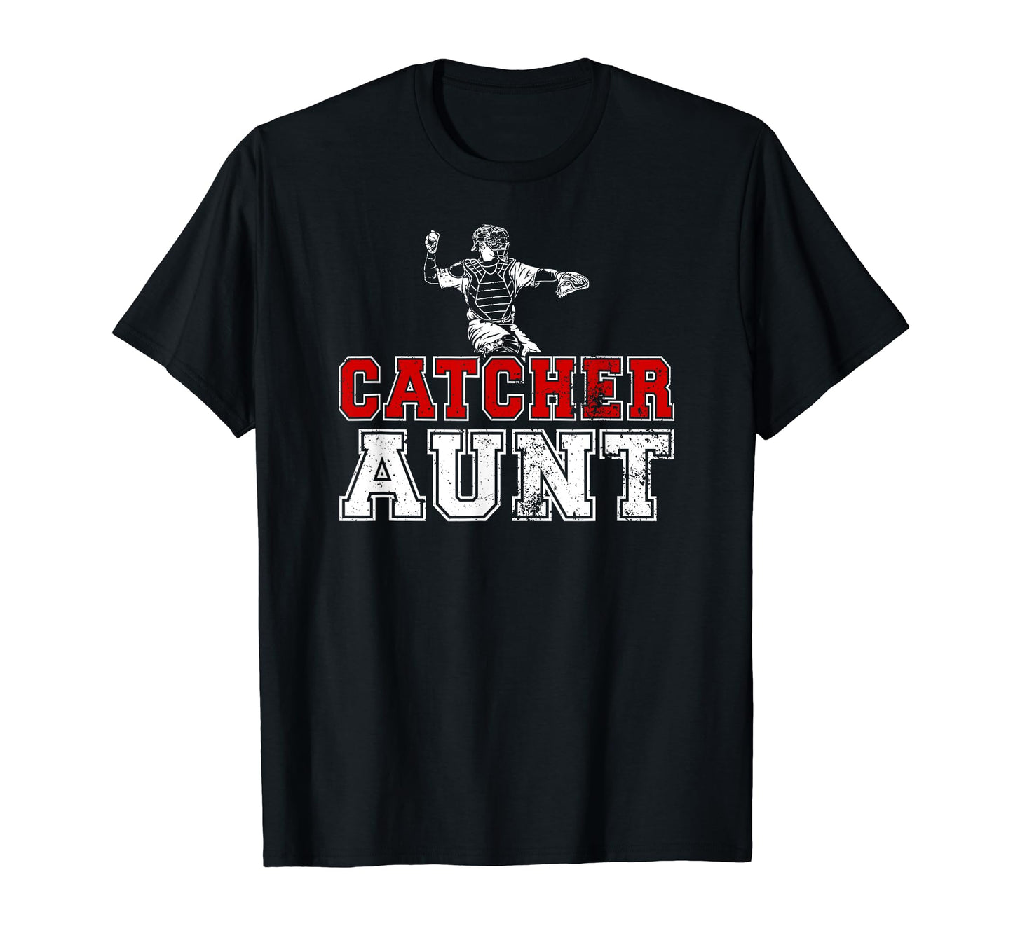Baseball Catcher Aunt Baseball Catcher T-Shirt - Minimalist Print Unisex - T-Shirt, Sweatshirt, Hoodie