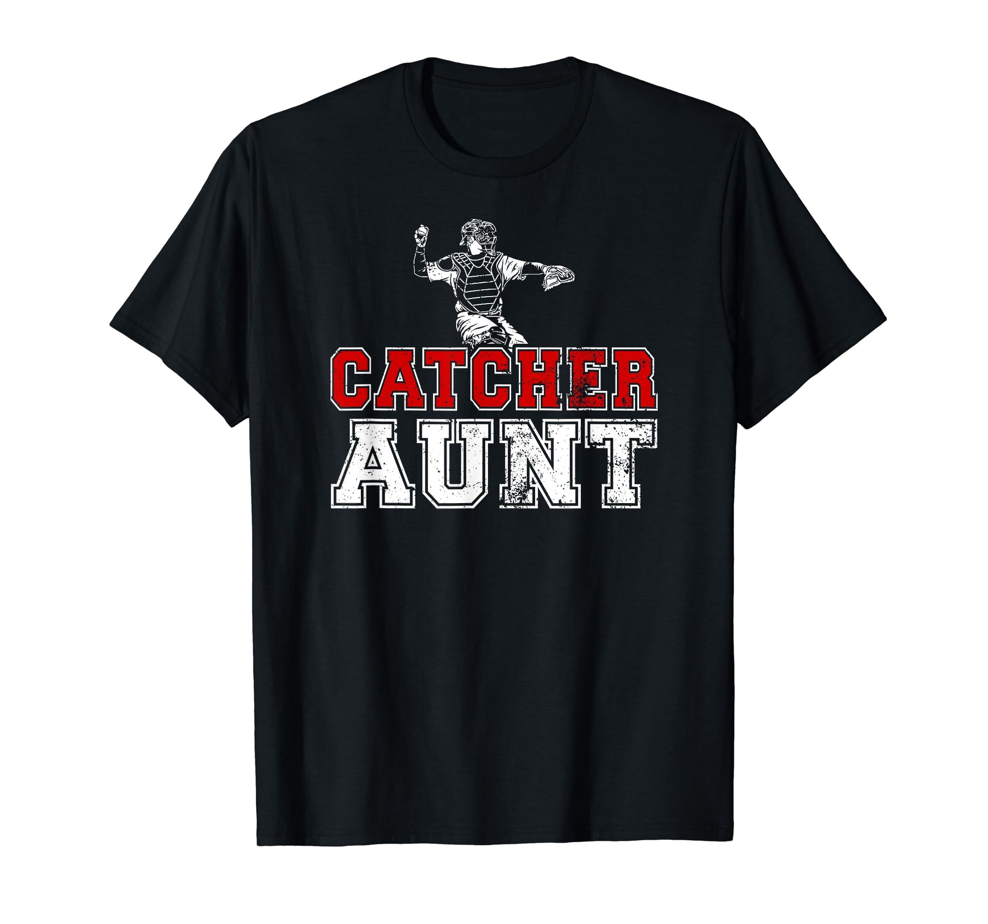 Baseball Catcher Aunt Baseball Catcher T-Shirt - Minimalist Print Unisex - T-Shirt, Sweatshirt, Hoodie