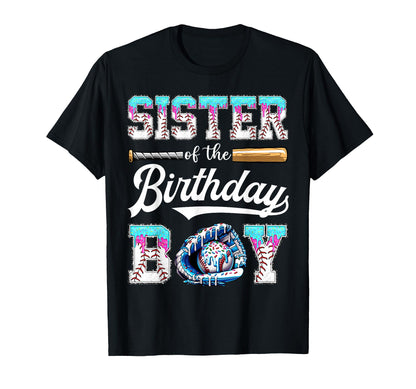 Sister Birthday Baseball Ice Cream T-Shirt - Aesthetic Graphic for Adults - T-Shirt, Sweatshirt, Hoodie