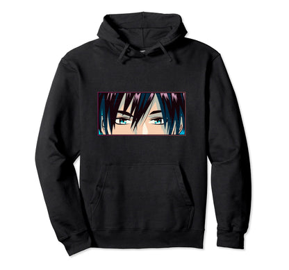 Vaporwave Anime Eyes Anime Aesthetic Hoodie - Aesthetic Graphic Unisex - T-Shirt, Sweatshirt, Hoodie