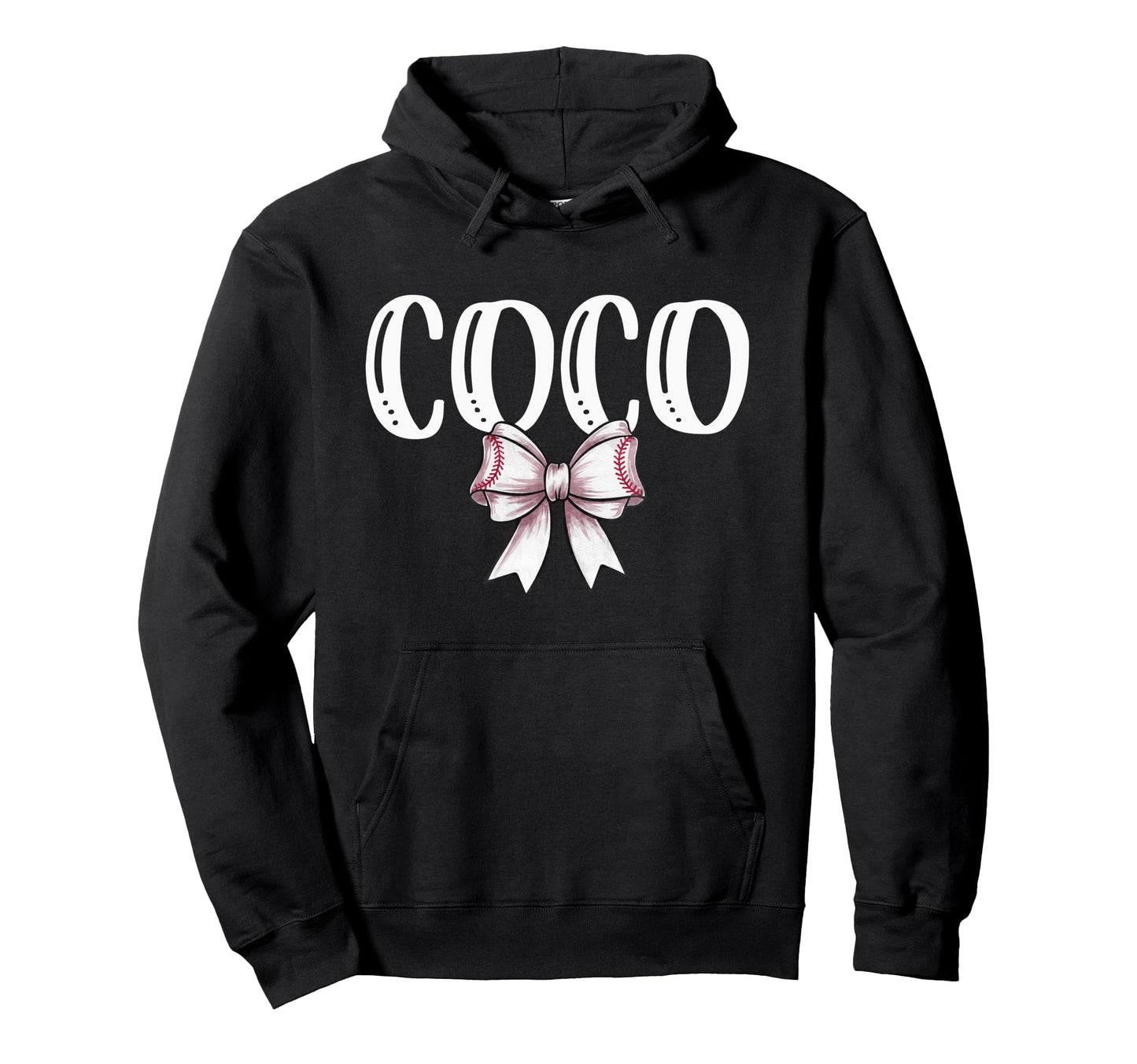Coquette Baseball Coco Spirit Hoodie - Custom Art Print for Adults - T-Shirt, Sweatshirt, Hoodie