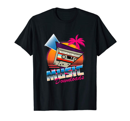 Nostalgic 80S 90S Music Cassette T-Shirt - Aesthetic Graphic for Adults - T-Shirt, Sweatshirt, Hoodie