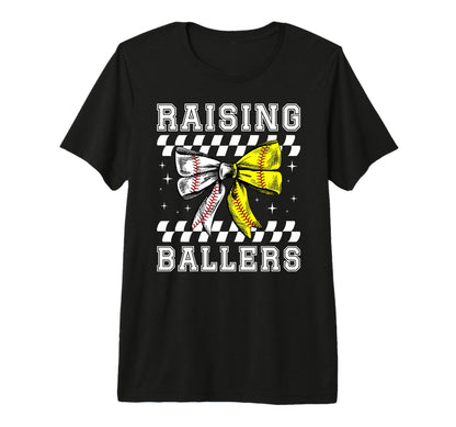Raising Ballers Groovy Baseball T-Shirt - Casual Everyday Wear Men Women - T-Shirt, Sweatshirt, Hoodie