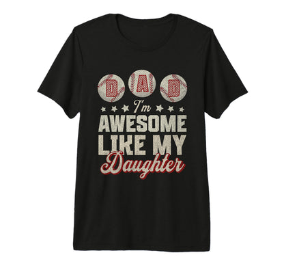Fathers Day Baseball Dad Im T-Shirt - Casual Everyday Wear for Adults - T-Shirt, Sweatshirt, Hoodie