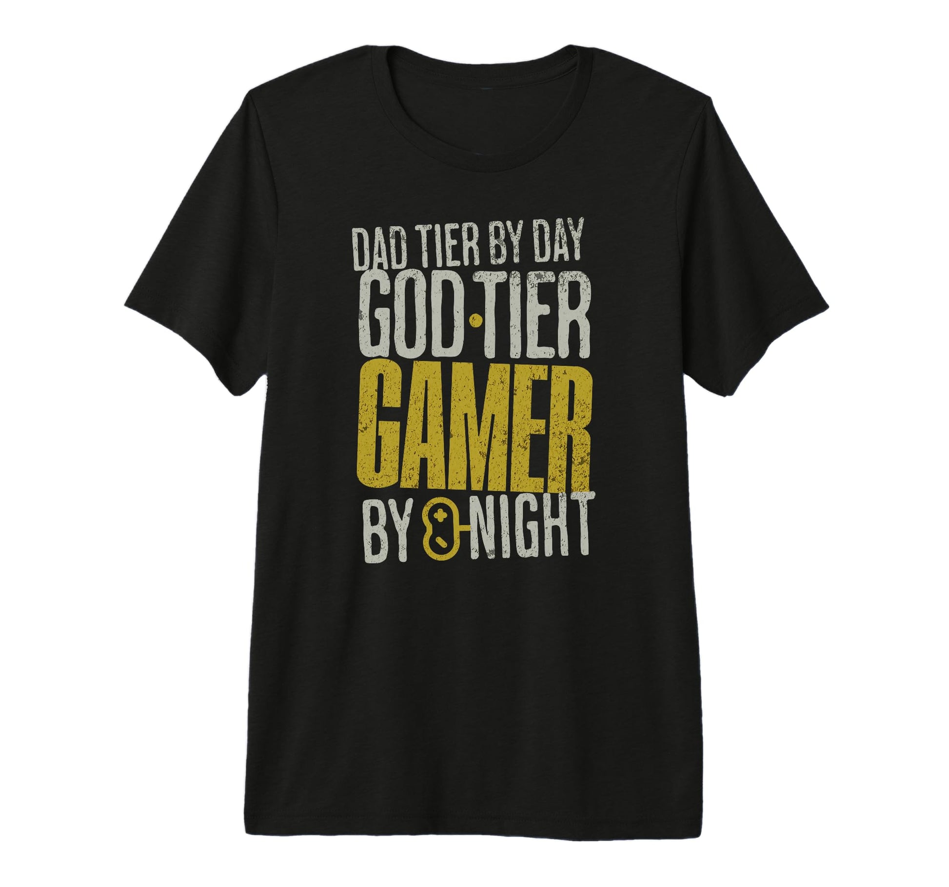 Funny Gaming Dad Tier Day God Level T-Shirt - Minimalist Print Unisex - T-Shirt, Sweatshirt, Hoodie