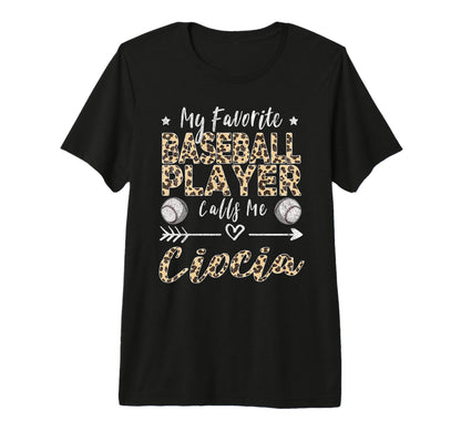 My Favorite Baseball Player Calls Me T-Shirt - Graphic Print Men Women - T-Shirt, Sweatshirt, Hoodie