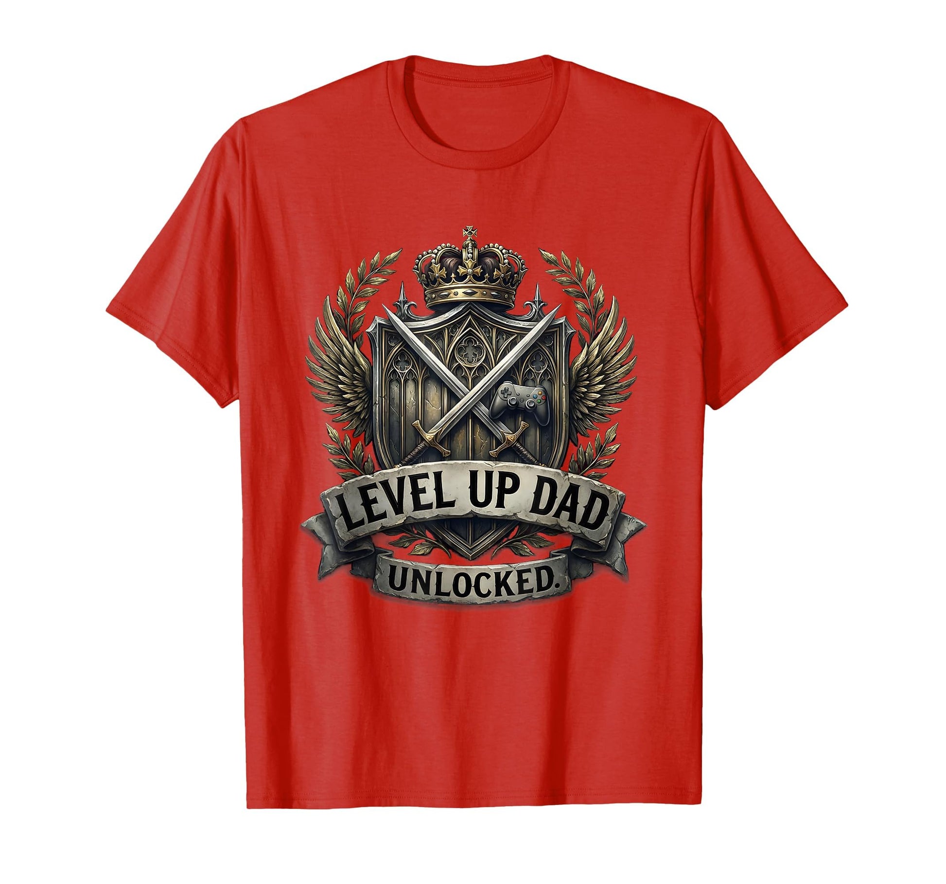 Level Up Dad Unlocked Fathers Day T-Shirt - Unique Graphic Men Women - T-Shirt, Sweatshirt, Hoodie