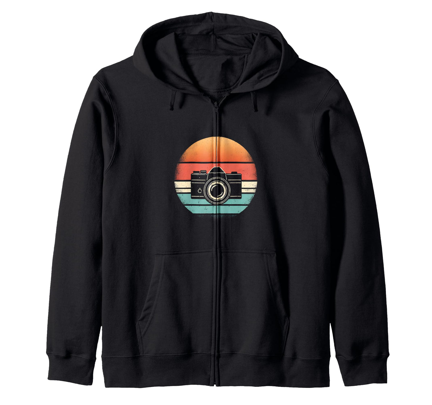 Camera Sunset Hoodie - Streetwear Style Unisex - T-Shirt, Sweatshirt, Hoodie