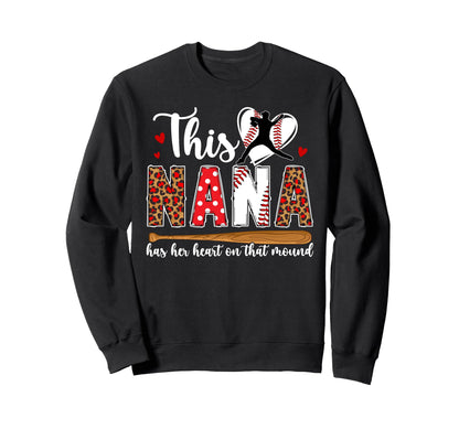 That Mound Baseball Pitcher Nana Sweatshirt - Custom Art Print for Adults - T-Shirt, Sweatshirt, Hoodie