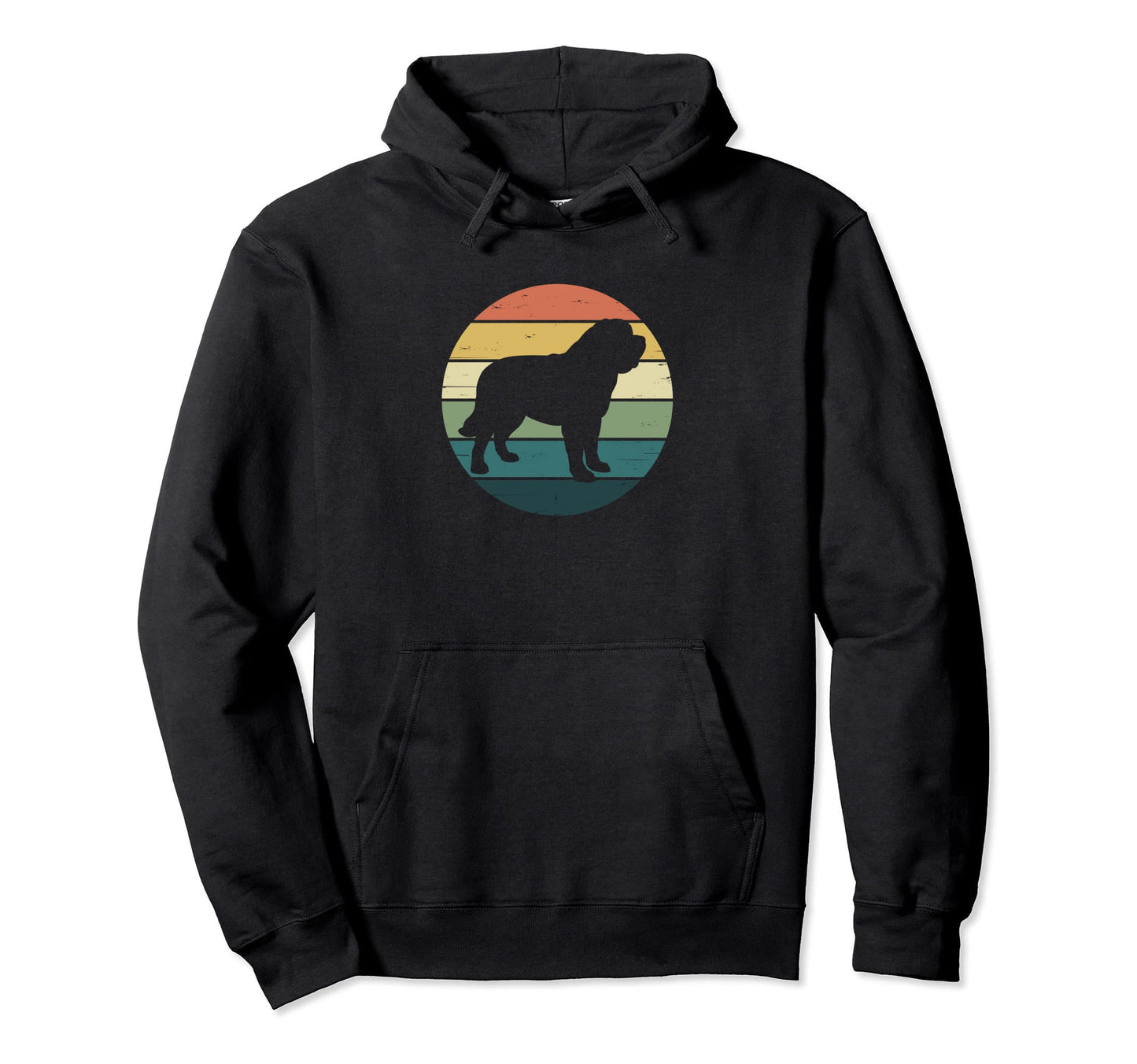 Rainbow Saint Bernard Dog Hoodie - Fun Novelty Design Unisex - T-Shirt, Sweatshirt, Hoodie