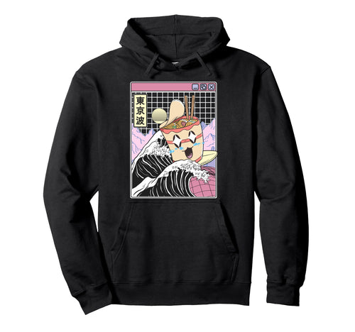Instant Ramen Noodles Surfing Hoodie - Aesthetic Graphic for Adults - T-Shirt, Sweatshirt, Hoodie