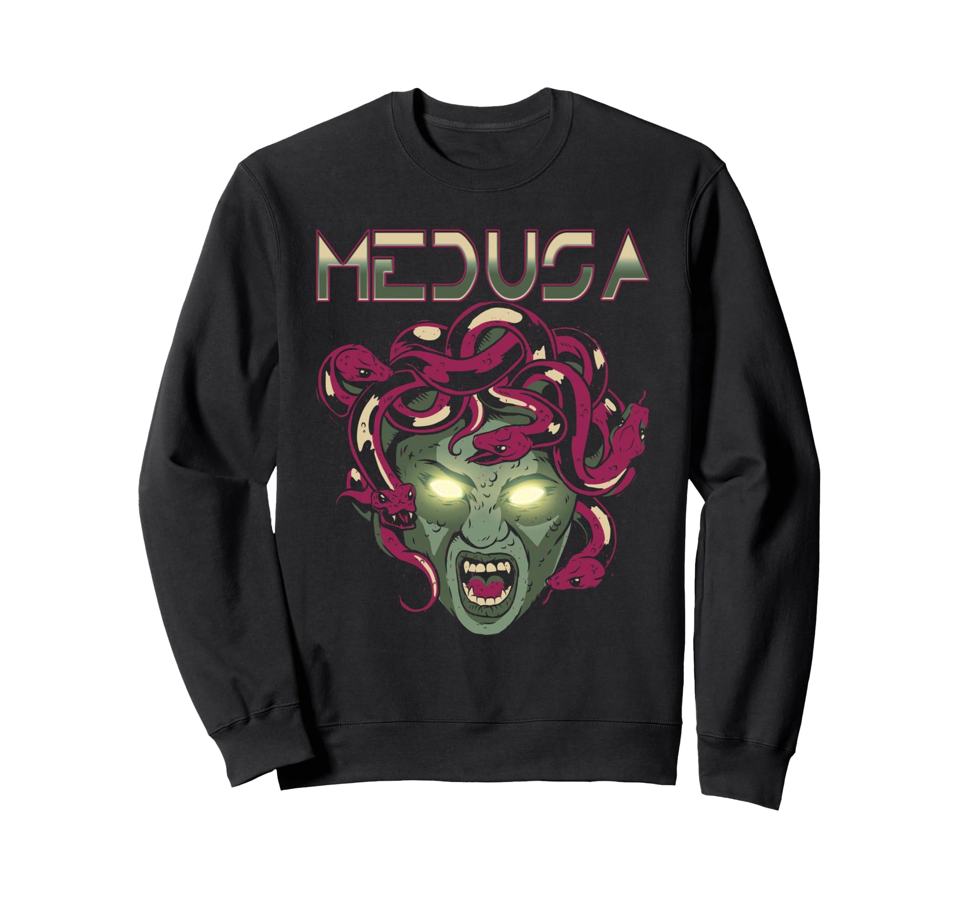 Medusa Gordon Greek Mythology Sweatshirt - Fun Novelty Design for Adults - T-Shirt, Sweatshirt, Hoodie