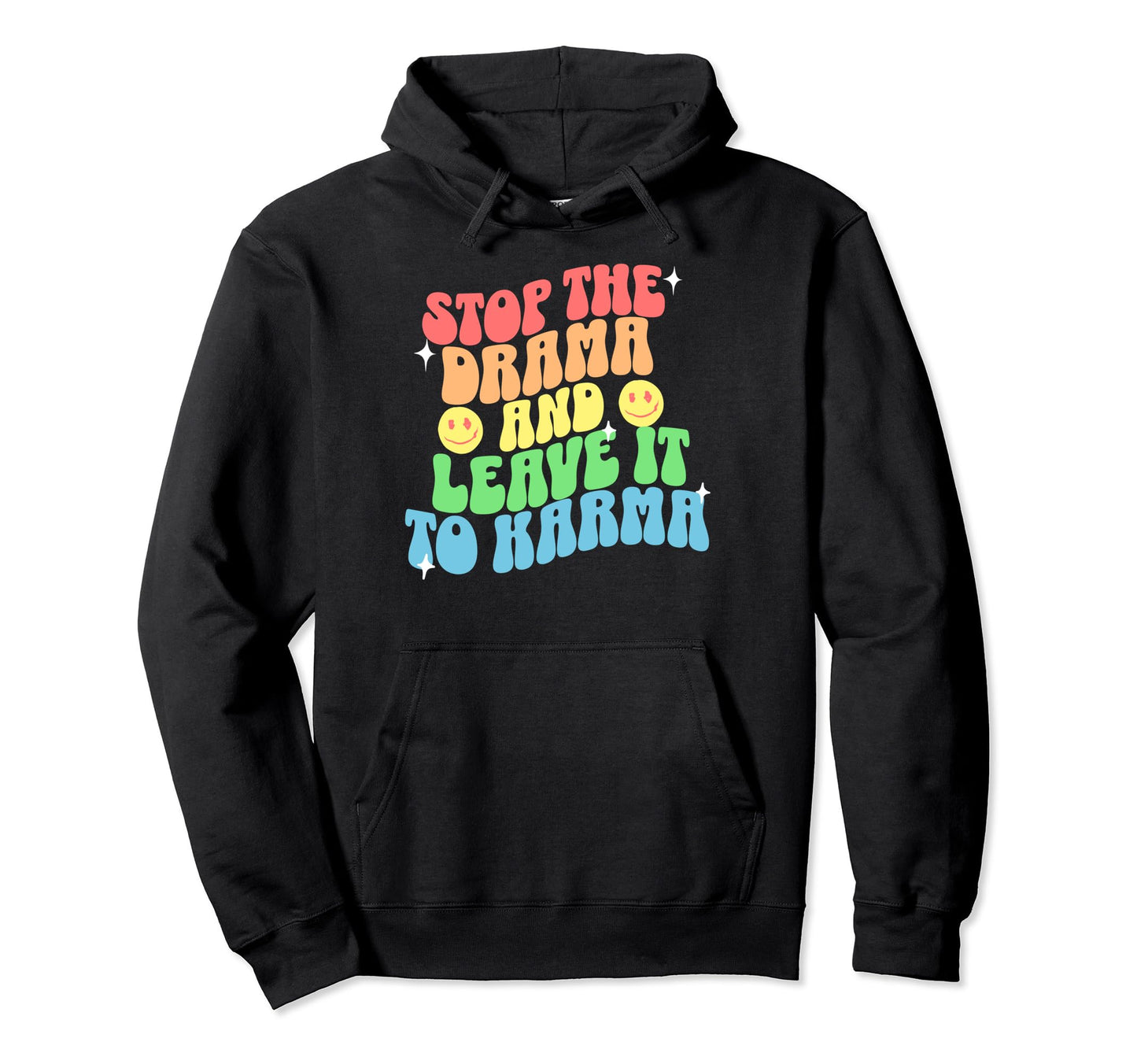 Rainbow Groovy Moving Aesthetic Hoodie - Fun Novelty Design for Adults - T-Shirt, Sweatshirt, Hoodie