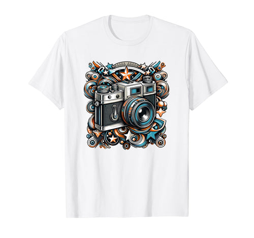 Photography Camera T-Shirt - Novelty Apparel for Adults - T-Shirt, Sweatshirt, Hoodie