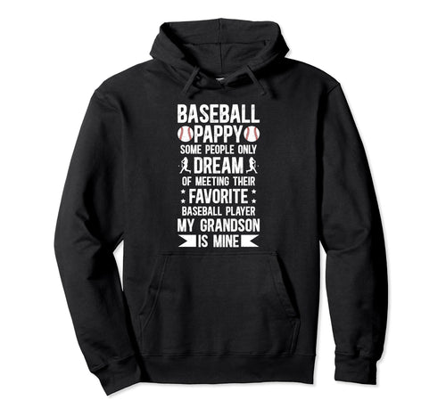 Favorite Baseball Player Pappy Baseball Hoodie - Trendy Graphic Unisex - T-Shirt, Sweatshirt, Hoodie