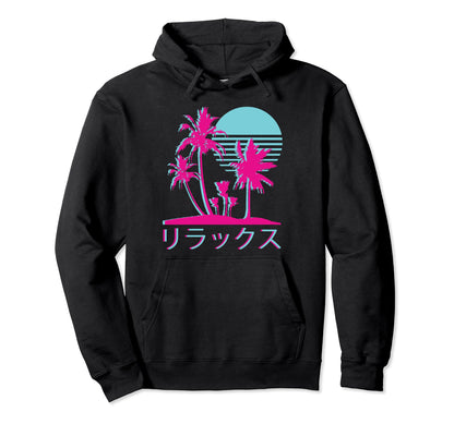 Aesthetic Vaporwave 1980S 1990S Otaku Hoodie - Custom Art Print Unisex - T-Shirt, Sweatshirt, Hoodie