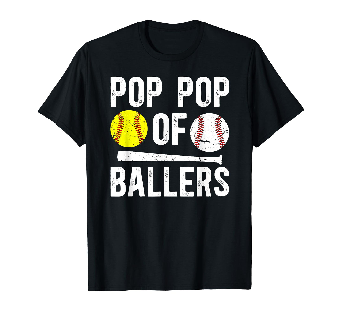 Pop Pop Ballers Proud Baseball T-Shirt - Streetwear Style Men Women - T-Shirt, Sweatshirt, Hoodie
