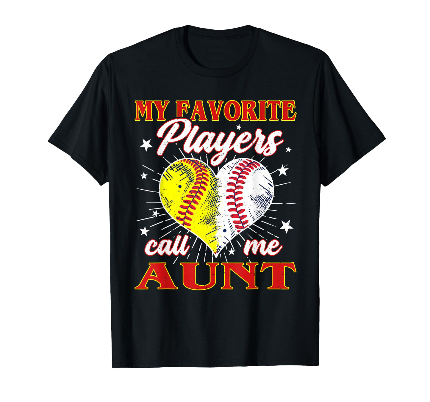 My Favorite Softball Baseball T-Shirt - Fun Novelty Design Men Women - T-Shirt, Sweatshirt, Hoodie