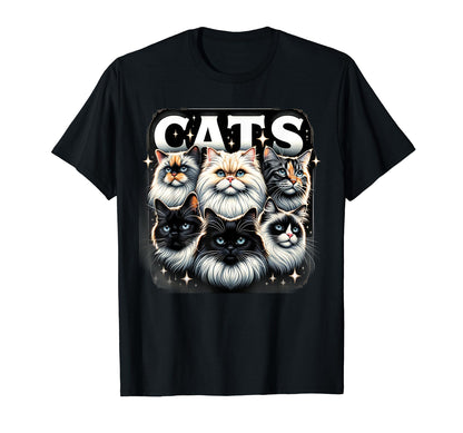 Cat Bootleg Grunge 90S T-Shirt - Trendy Graphic for Adults - T-Shirt, Sweatshirt, Hoodie