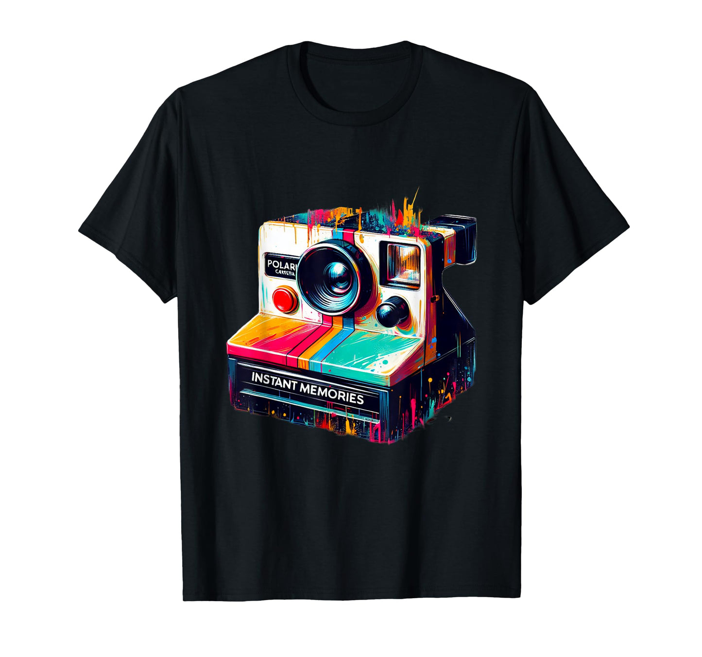 Instant Memories Camera Collector T-Shirt - Unique Graphic Men Women - T-Shirt, Sweatshirt, Hoodie
