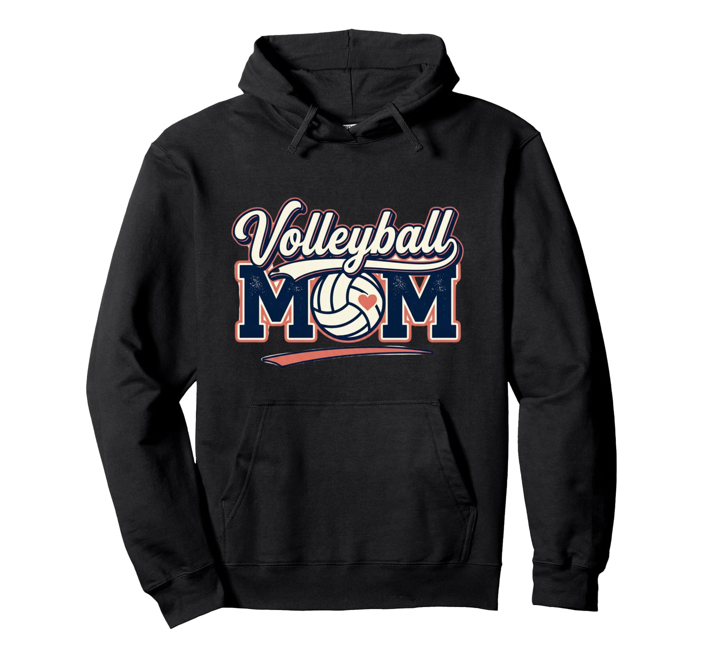 Volleyball Mom Heart Club Volleyball Hoodie - Streetwear Style Men Women - T-Shirt, Sweatshirt, Hoodie