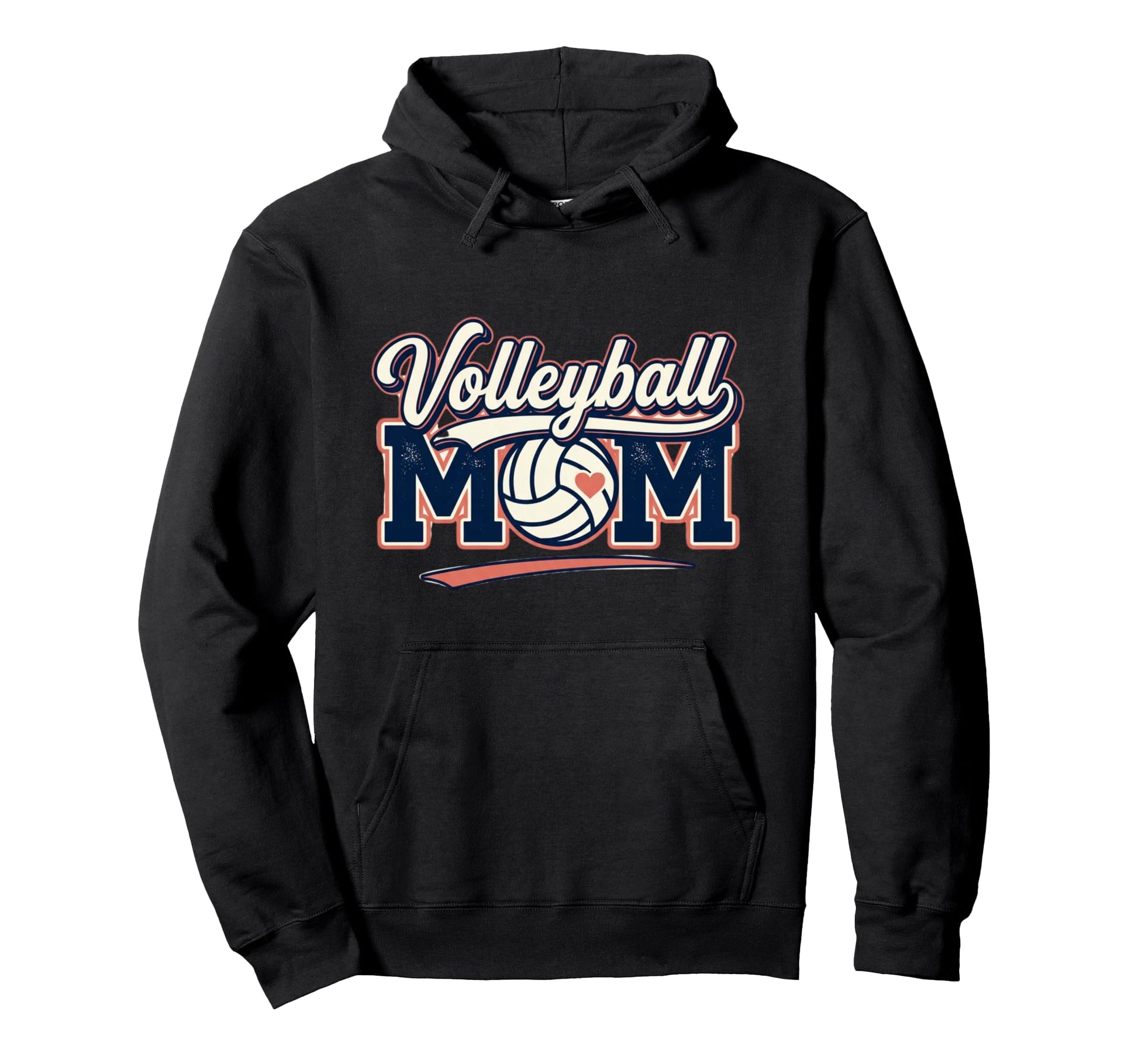 Volleyball Mom Heart Club Volleyball Hoodie - Streetwear Style Men Women - T-Shirt, Sweatshirt, Hoodie