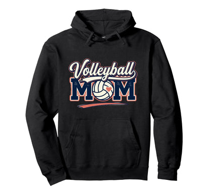 Volleyball Mom Heart Club Volleyball Hoodie - Streetwear Style Men Women - T-Shirt, Sweatshirt, Hoodie