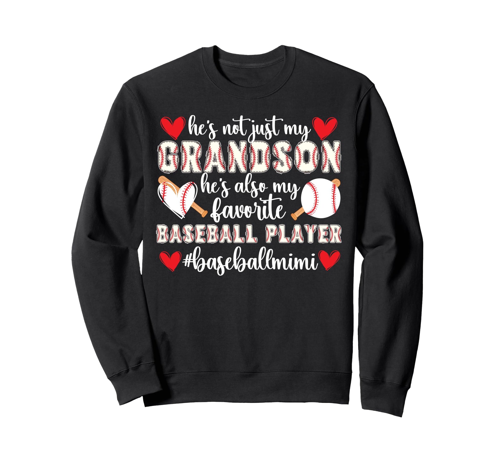Proud Baseball Mimi Grandma Mimi Sweatshirt - Minimalist Print for Adults - T-Shirt, Sweatshirt, Hoodie