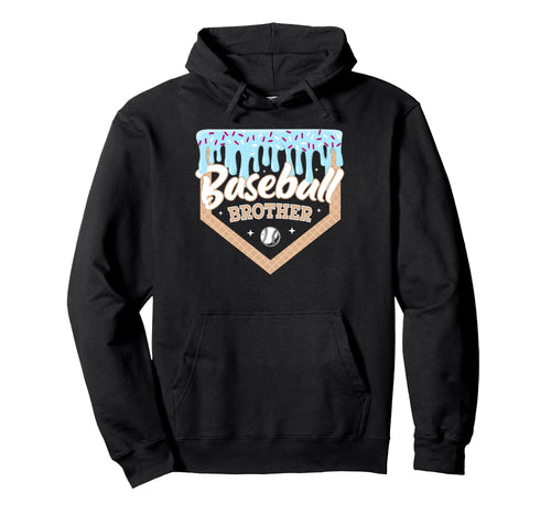 Baseball Drip Brother Ice Cream Hoodie - Casual Everyday Wear Men Women - T-Shirt, Sweatshirt, Hoodie