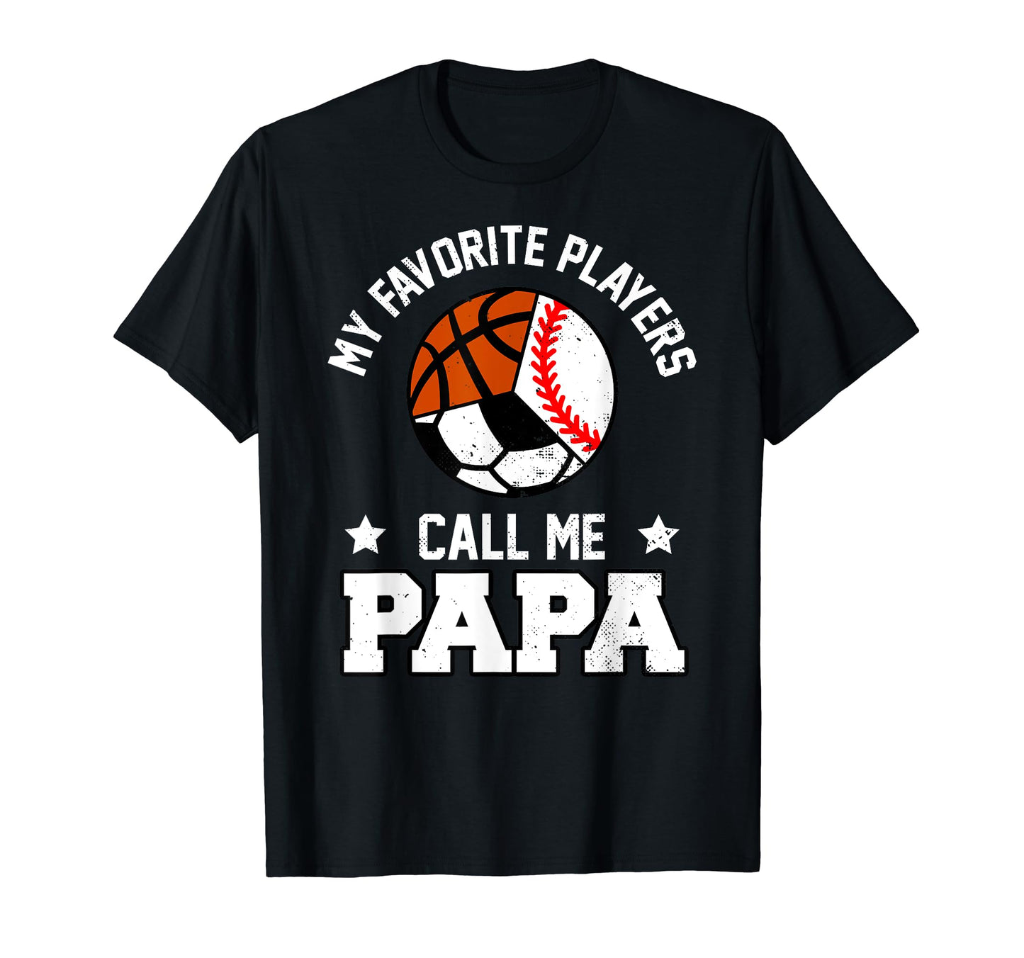 My Favorites Baseball Soccer Basketball T-Shirt - Custom Art Print Unisex - T-Shirt, Sweatshirt, Hoodie