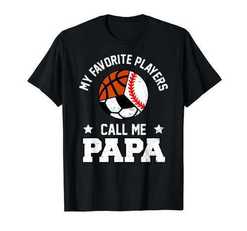 My Favorites Baseball Soccer Basketball T-Shirt - Custom Art Print Unisex - T-Shirt, Sweatshirt, Hoodie