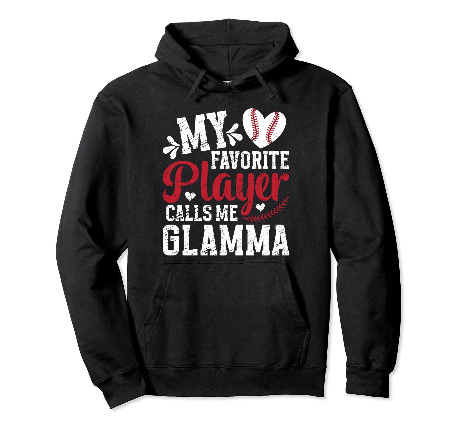 My Favorite Baseball Player Hoodie - Casual Everyday Wear for Adults - T-Shirt, Sweatshirt, Hoodie