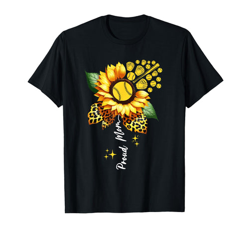 Proud Mom Leopard Flowers Costume T-Shirt - Casual Everyday Wear Unisex - T-Shirt, Sweatshirt, Hoodie
