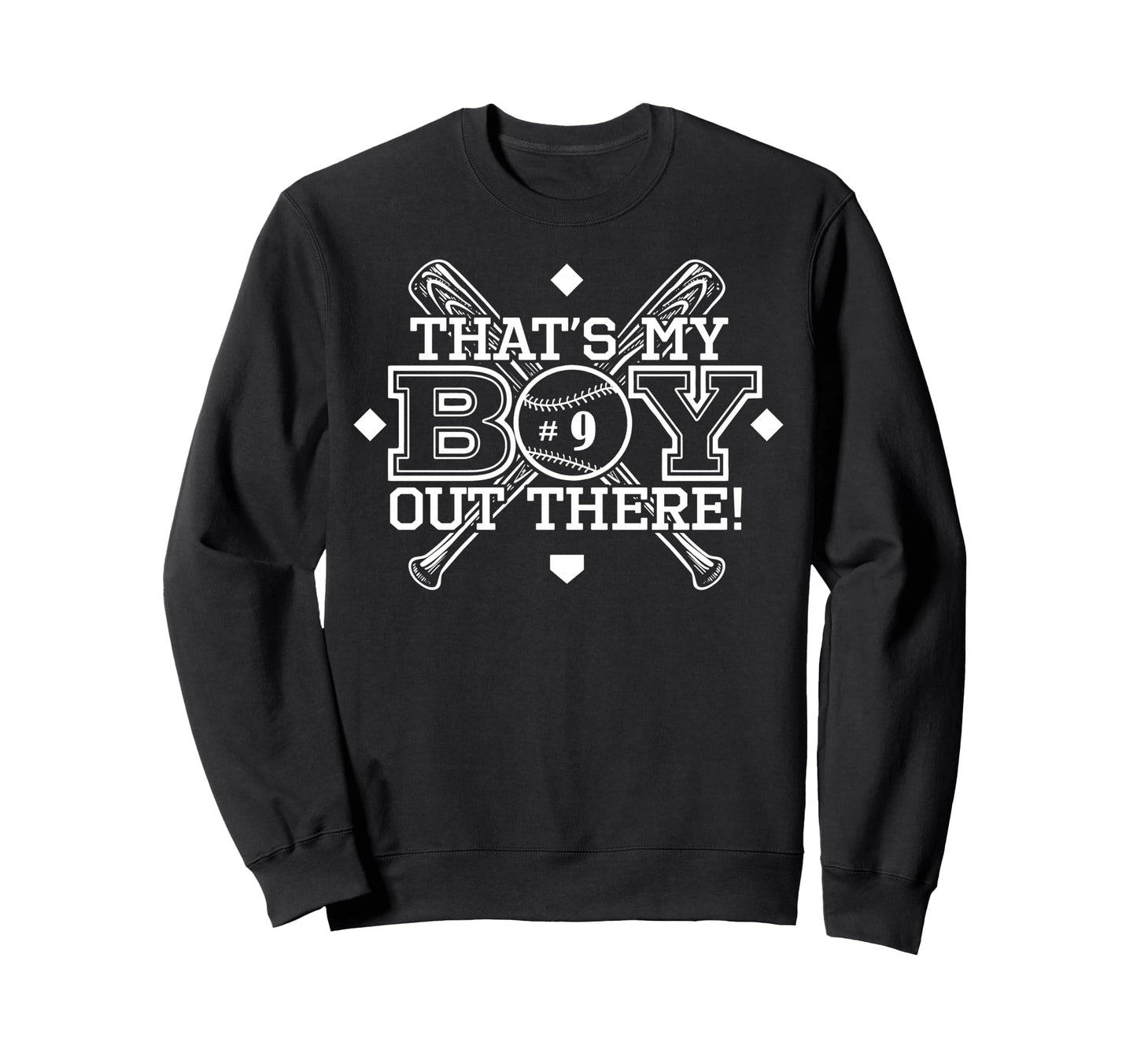 Baseball Mom Dad Thats My Proud Sweatshirt - Unique Graphic Men Women - T-Shirt, Sweatshirt, Hoodie