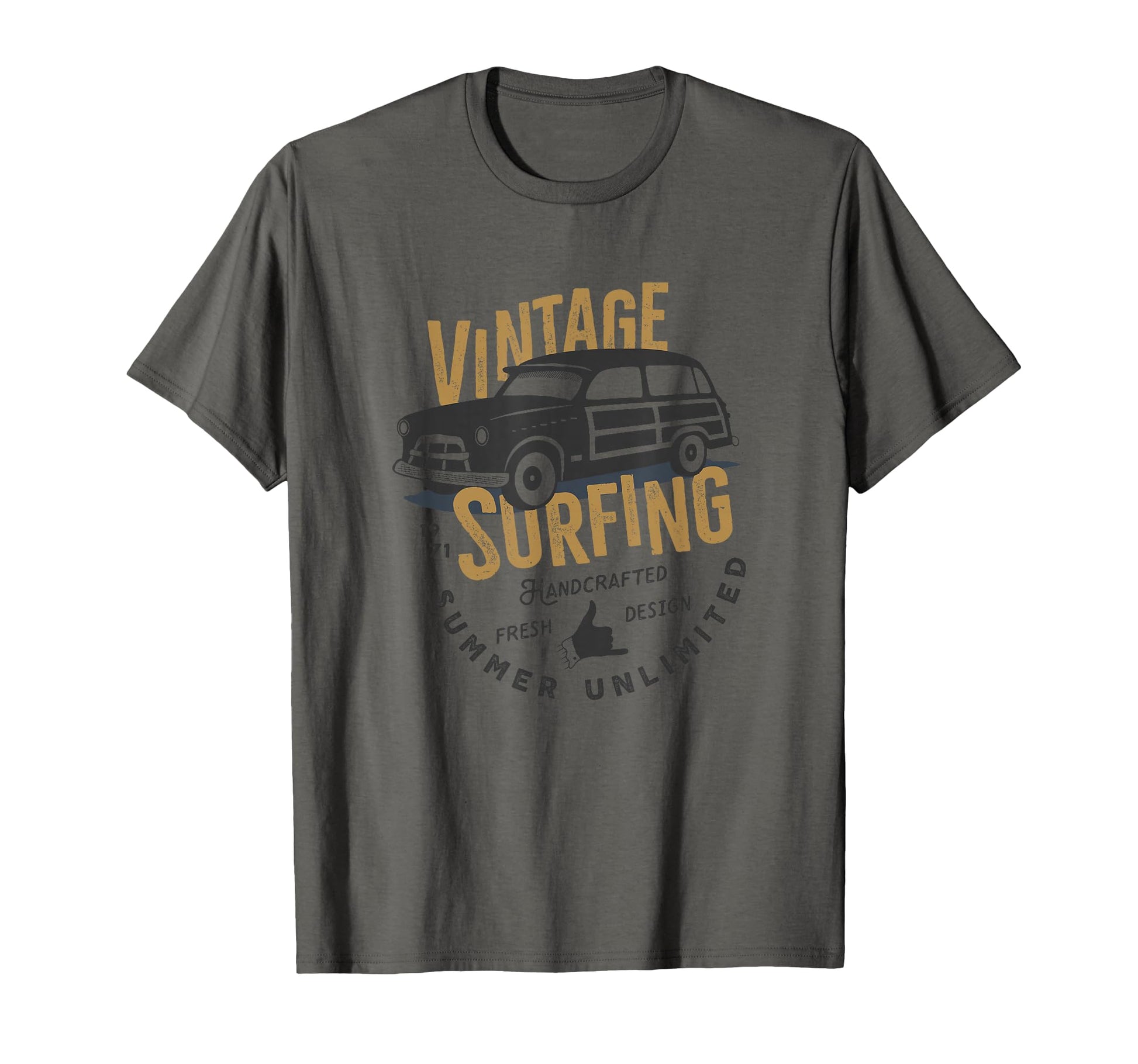 Surfing Woody Car Summer T-Shirt - Novelty Apparel Unisex - T-Shirt, Sweatshirt, Hoodie