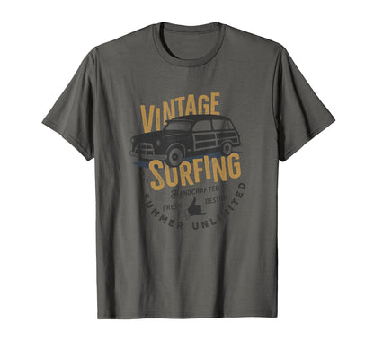 Surfing Woody Car Summer T-Shirt - Novelty Apparel Unisex - T-Shirt, Sweatshirt, Hoodie