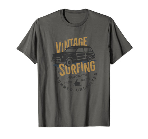 Surfing Woody Car Summer T-Shirt - Novelty Apparel Unisex - T-Shirt, Sweatshirt, Hoodie
