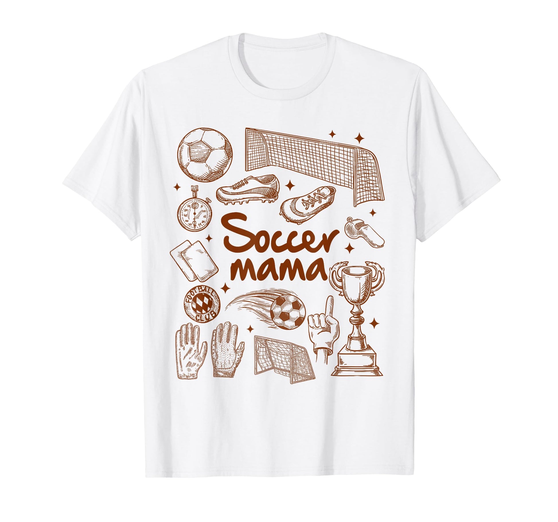 Soccer Mama Soccer Mom Loud Proud T-Shirt - Novelty Apparel for Adults - T-Shirt, Sweatshirt, Hoodie