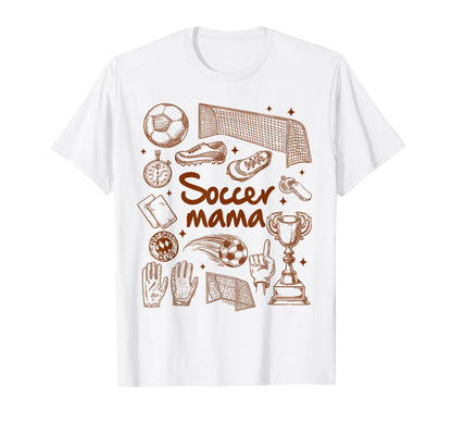 Soccer Mama Soccer Mom Loud Proud T-Shirt - Novelty Apparel for Adults - T-Shirt, Sweatshirt, Hoodie