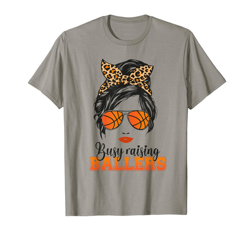 Busy Raising Ballers Basketball Mom Life T-Shirt - Trendy Graphic Unisex - T-Shirt, Sweatshirt, Hoodie