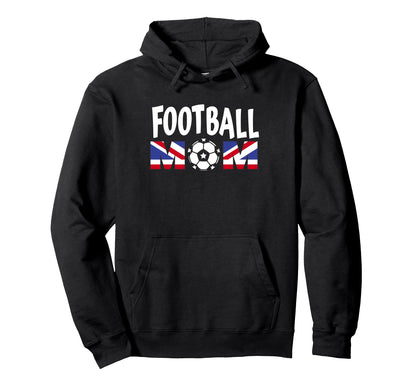 Football Mom Soccer Game Day Gift Hoodie - Streetwear Style Men Women - T-Shirt, Sweatshirt, Hoodie
