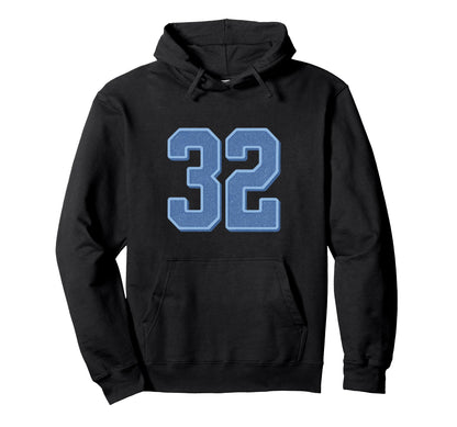Pride Number 32 Sports Jersey Rainbow Hoodie - Unique Graphic for Adults - T-Shirt, Sweatshirt, Hoodie